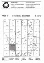 Normanna Township, Kindred, Directory Map, Cass County 2007
